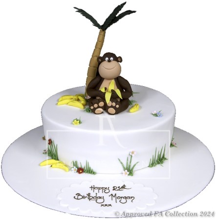 Happy Monkey Cake