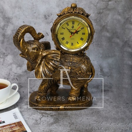 Clock with Elephant