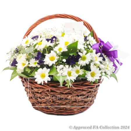 Chrysanthemums Basket