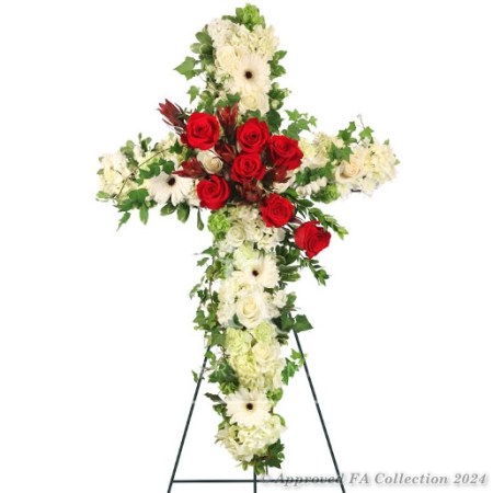Memorial Cross Arrangement