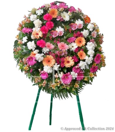 Modern Memorial Wreath